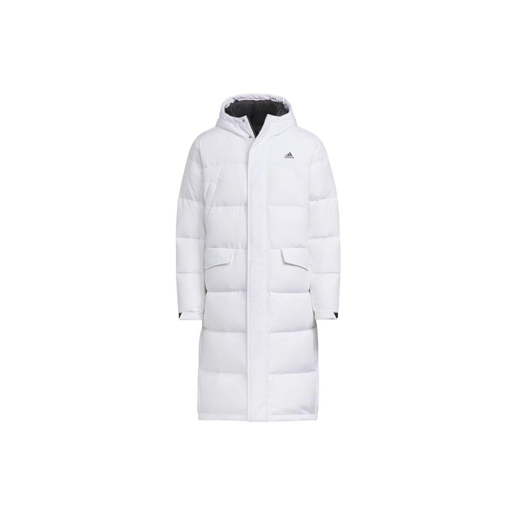 Adidas LONG DOWN Puffy Jacket Down Jacket Men's White IV7559