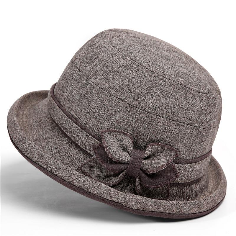 Hat Women's Spring and Autumn Bucket Hat Thin Cloth Hat Hat Summer Hat