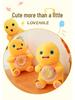 Adorable Yellow Milk Dragon Donut Pillow - Plush Toy for Relaxation