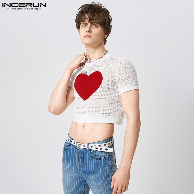 

INCERUN Летние топы с короткими рукавами и принтом