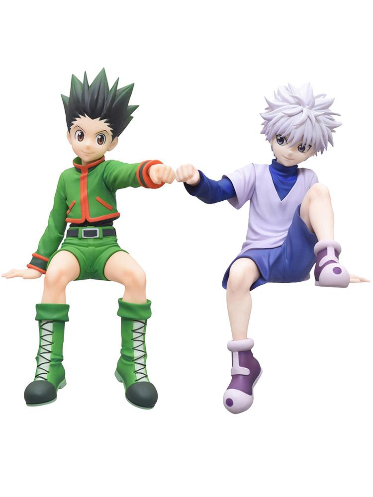 HxH Anime Figure killua zaoldyeck gon freecss Illumi Zaoldyck Kurapika Hisoka Chrollo Lucilfer figures PVC Statues gifts 12-15cm