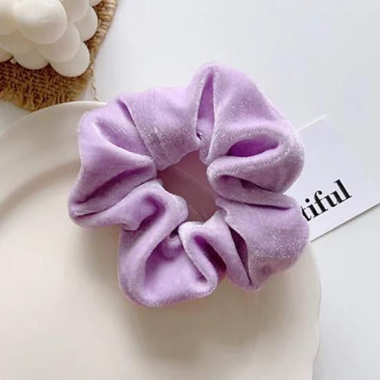 Classic All-match Velvet Scrunchies Women Girls Elastic Hair Rubber Bands Accessories Tie Hair Ring Rope Lady Headdress Headwear