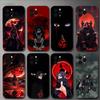 Coque de téléphone Uchihas M-Madara I-Itachi Pour iPhone 16,15,14,13,12,11,XS,XR,X,8,7,Pro,Max,Plus,mini Silicone Noir