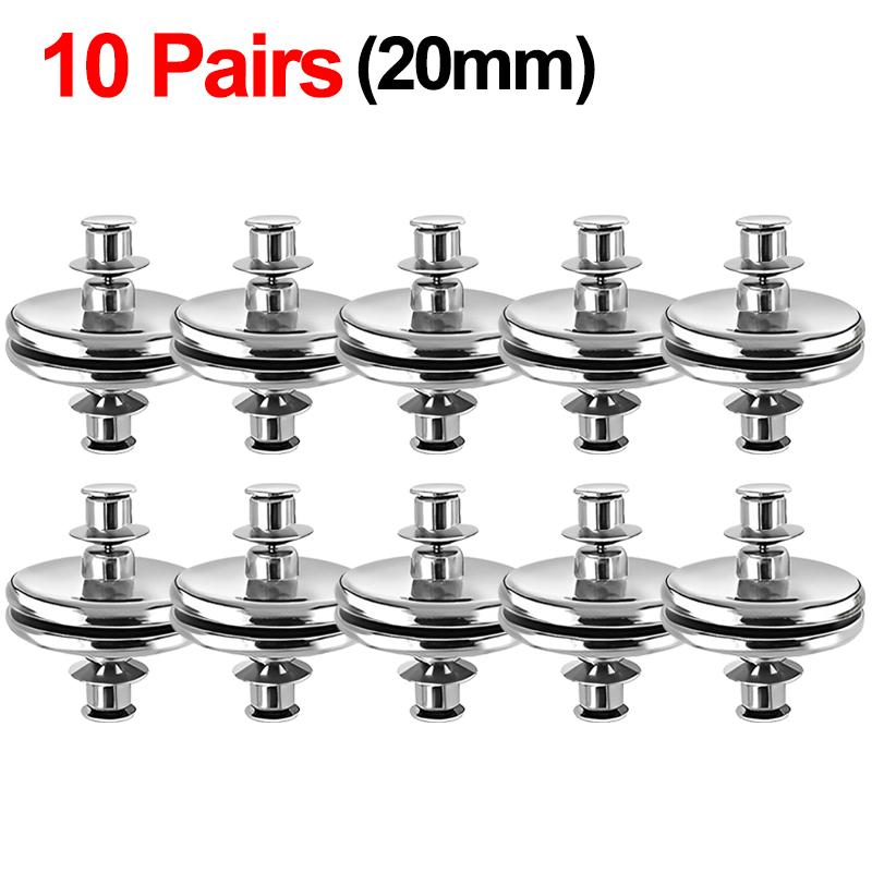 1/10Pairs Magnetic Curtain Button Detachable Window Screen Close Magnet Buckles Prevent Light Ome Office Curtain Closure Clips