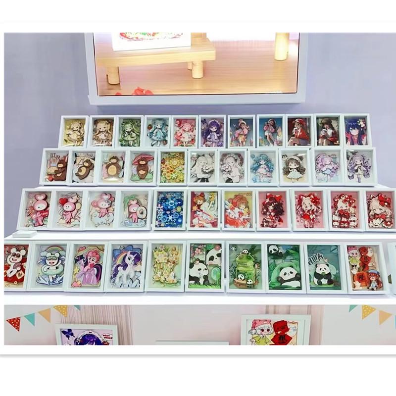 

Креативная китайская зодиакальная 3D фоторамка в виде богини цветов, ручная работа, DIY бумажная скульптура декор.