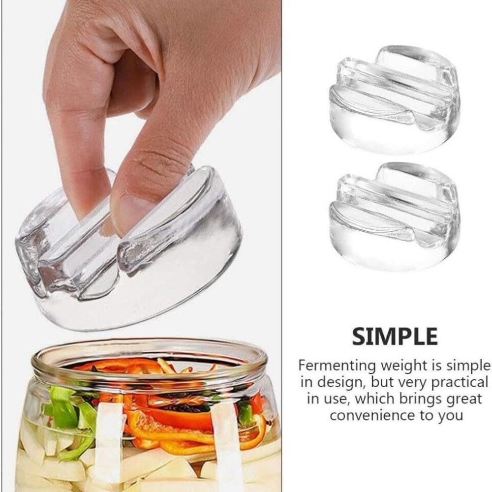 Heavy Glass Fermentation Weights with Handle Fermentation Weight Set  Cheese Fermentation