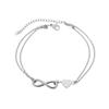Versatile Infinite Love Adjustable Multi-layer Lucky Heart Bracelet