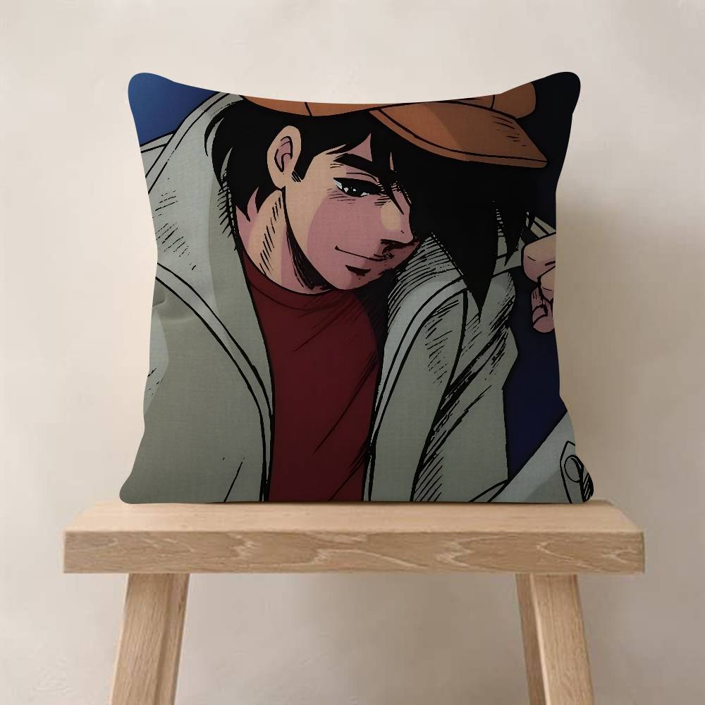 Anime Ashita No Joe Tomorrows Personalized Pillow Cover Kids Bedroom Wild Party Decor Pillowcase Kid Birthday Shower Gift