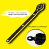 Car Use Labor-saving Jack Ratchet Wrench Garage Tire Wheel Wrench Portable Long Handle Wrench