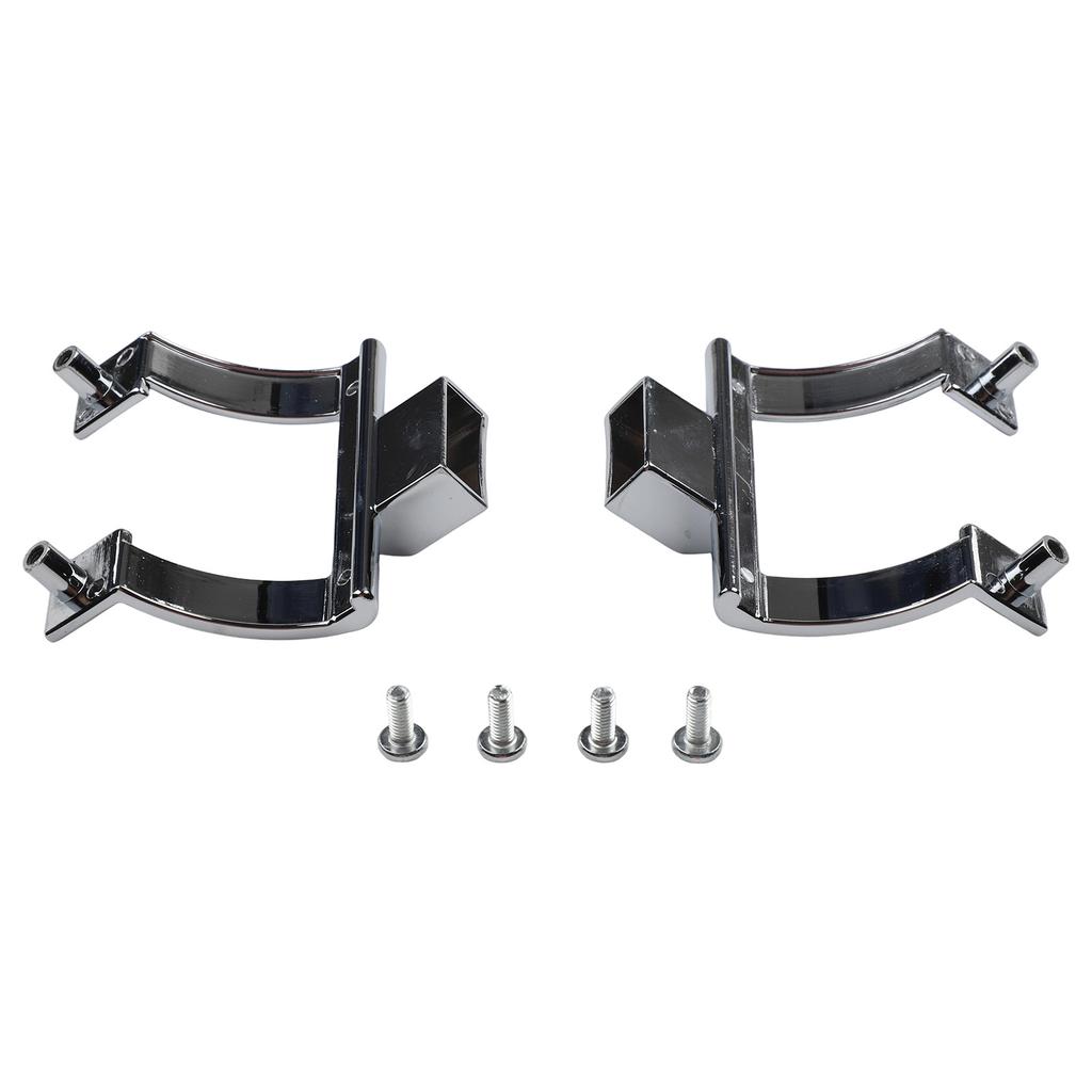 Shower Door Handle Brackets Zinc Alloy Material for Reliable Replacement Perfect for Tub and Shower Enclosures
