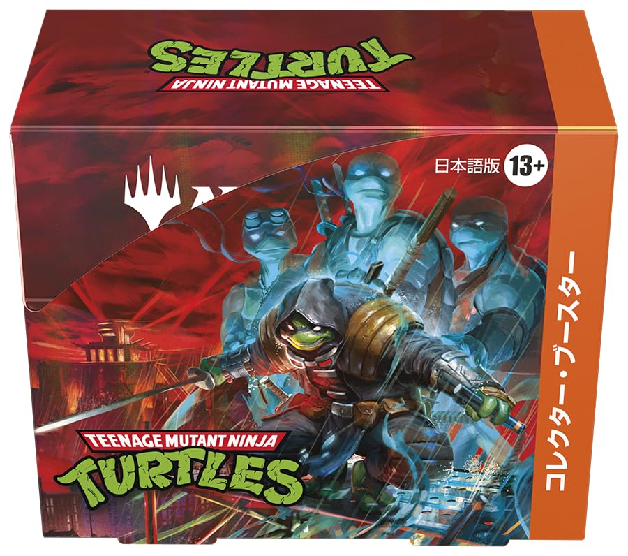 The Gathering Teenage Mutant Ninja Turtles Collector Booster Japanese Edition of 12 MTG Trading Cards Wizards of the Coast TMT D51651400 Magic (Box