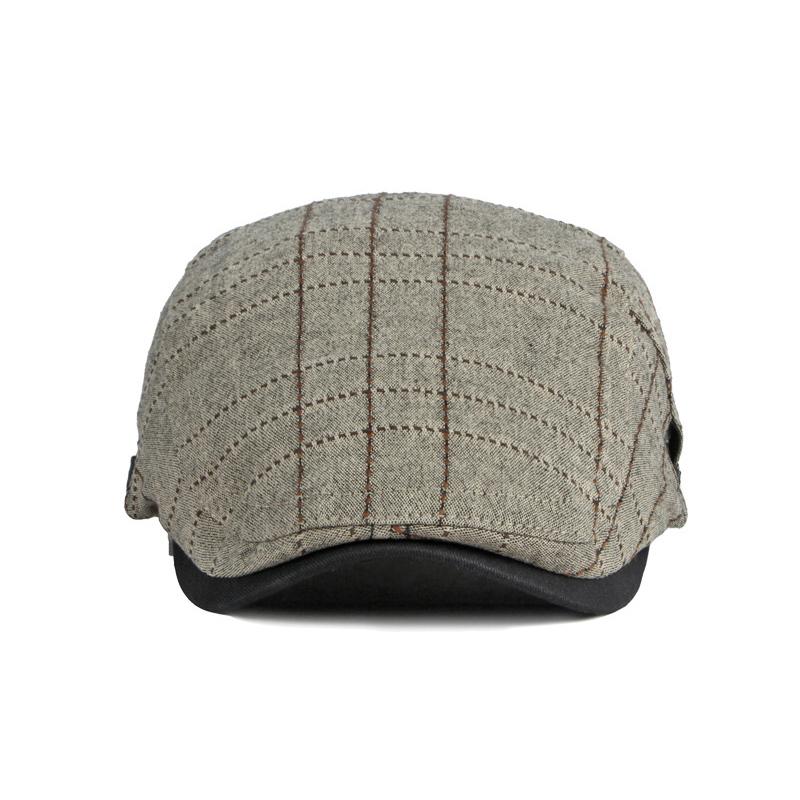 Britské retro barety pro muže Newsboy kšiltovky jaro podzim pléd baret Gatsby Painters Klobouky Driver Ivy Hat Gorro Hombre Boina
