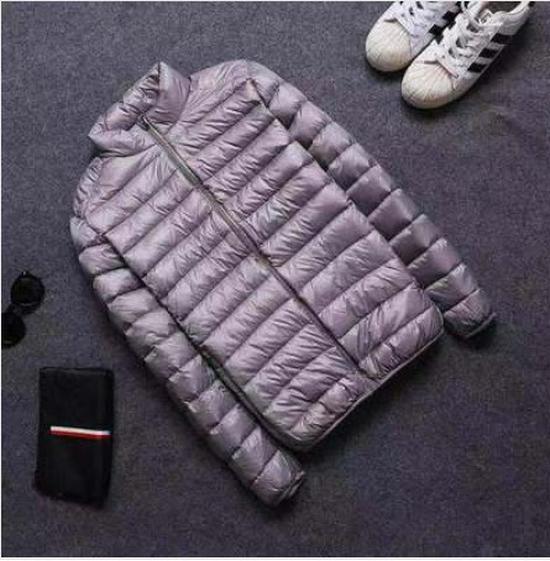 Męska lekka kurtka puchowa z bawełny z kapturem - Krótki styl, Rozmiar plus, Zimowy płaszcz ze stójką Trend