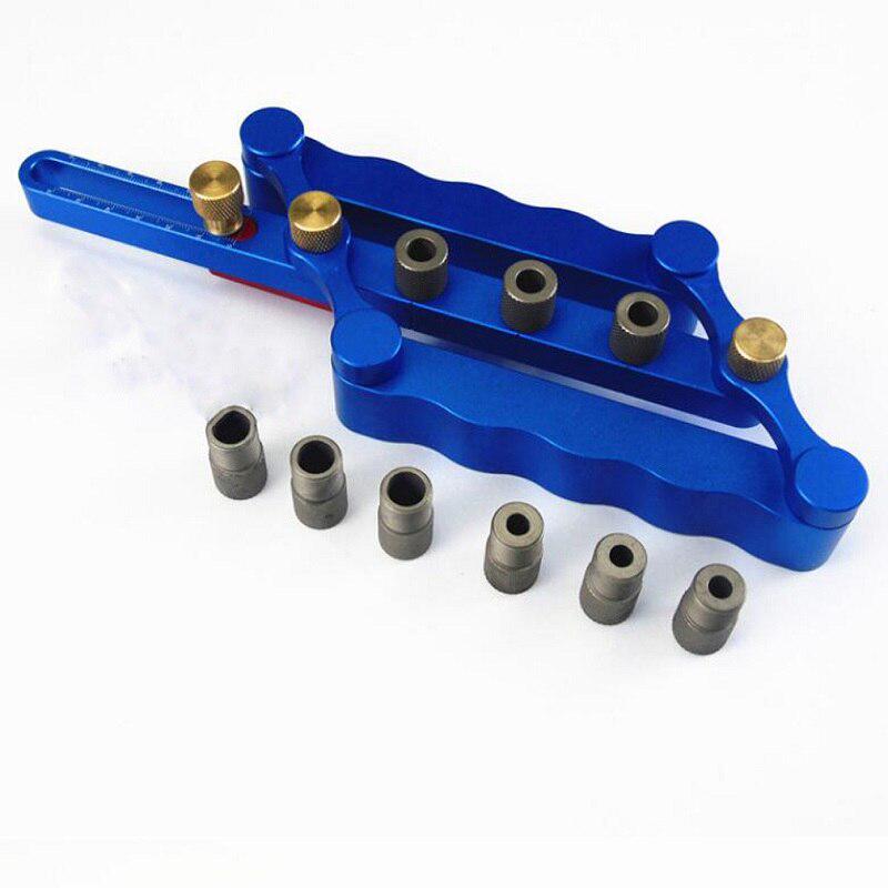 Self-centering Woodworking Doweling Jig Kit Drill Guide Puncher Locator Household Carpentry Tools