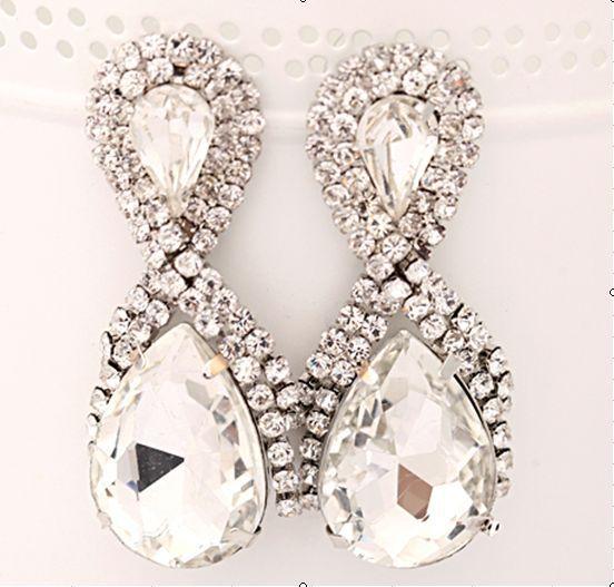 Korean Style Earrings 8-Word Autumn New Small Jewelry Ladies Stage Performance Earring Accessories E017
