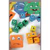 Face Changing Cube Board Card Game Building Blocks Cartoon Wooden Puzzle Montessori Anxiety Stress Relief Toys for Children Kids