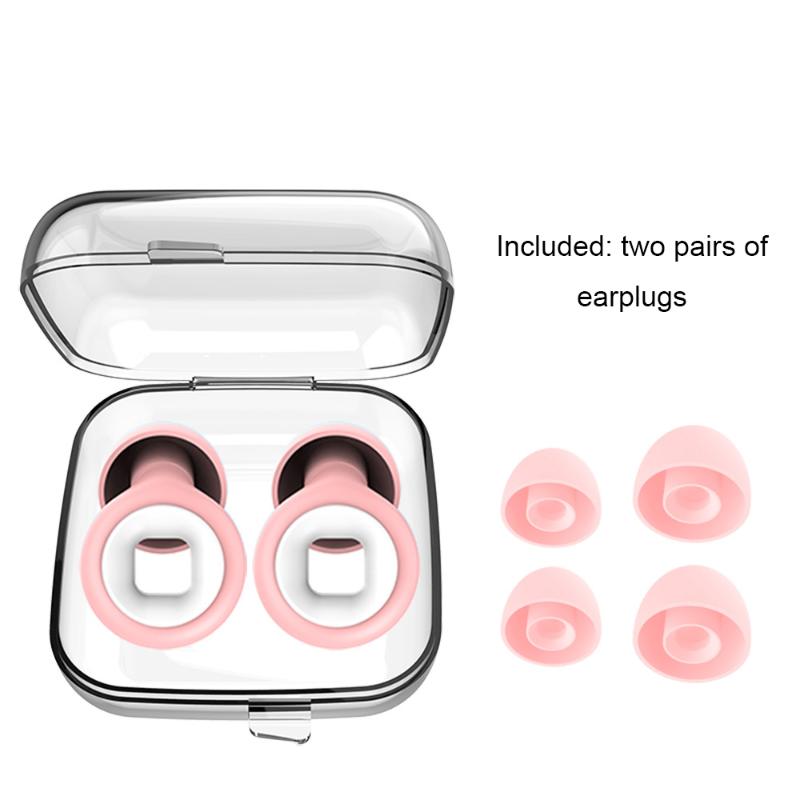 Motorcycle Noise Reduction Earplugs Silicone Soundproof Earplugs Anti-Noise Mute Earplugs For Travel Bikers Sleeping Work