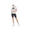 adidas Logo Print Striped Casual Shorts Women Bottoms Black GR3866