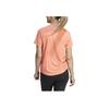 Adidas Logo Round Neck Loose Breathable Sports Training Short Sleeve T-Shirt Women T-Shirts Orange IC5196