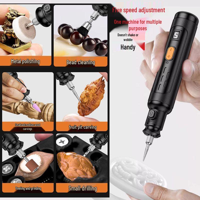 Mini Electric Handheld Grinder: Jade Wood Carving, Polishing, Engraving, Cutting Tool