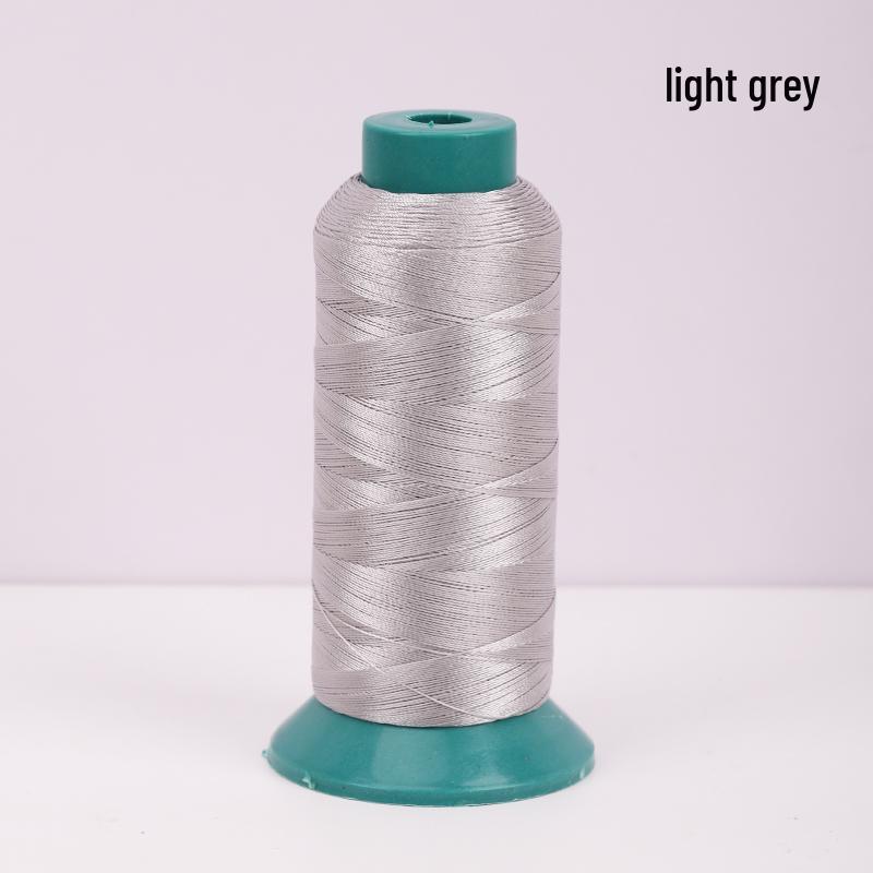Sewing Machine Leather Thread: 210D/3 Ply High-Strength Mercersized Nylon for Handcrafts, Sofas, and Thick Fabrics