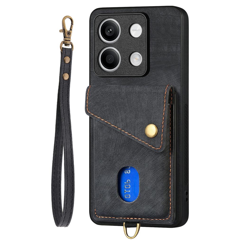 Vertical Cards Solt Wallet Leather Case For Xiaomi Redmi Note 13 Pro Plus 12 11S 12T(Pro) POCO X6 X5 F5 4G 5G Magnetic Cover