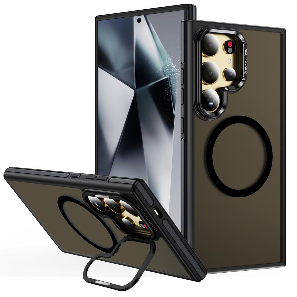 Für Samsung A25 Handyhülle Trend Magnetische Handyhülle Hautgefühl Hardware Objektivhalter Handyhülle