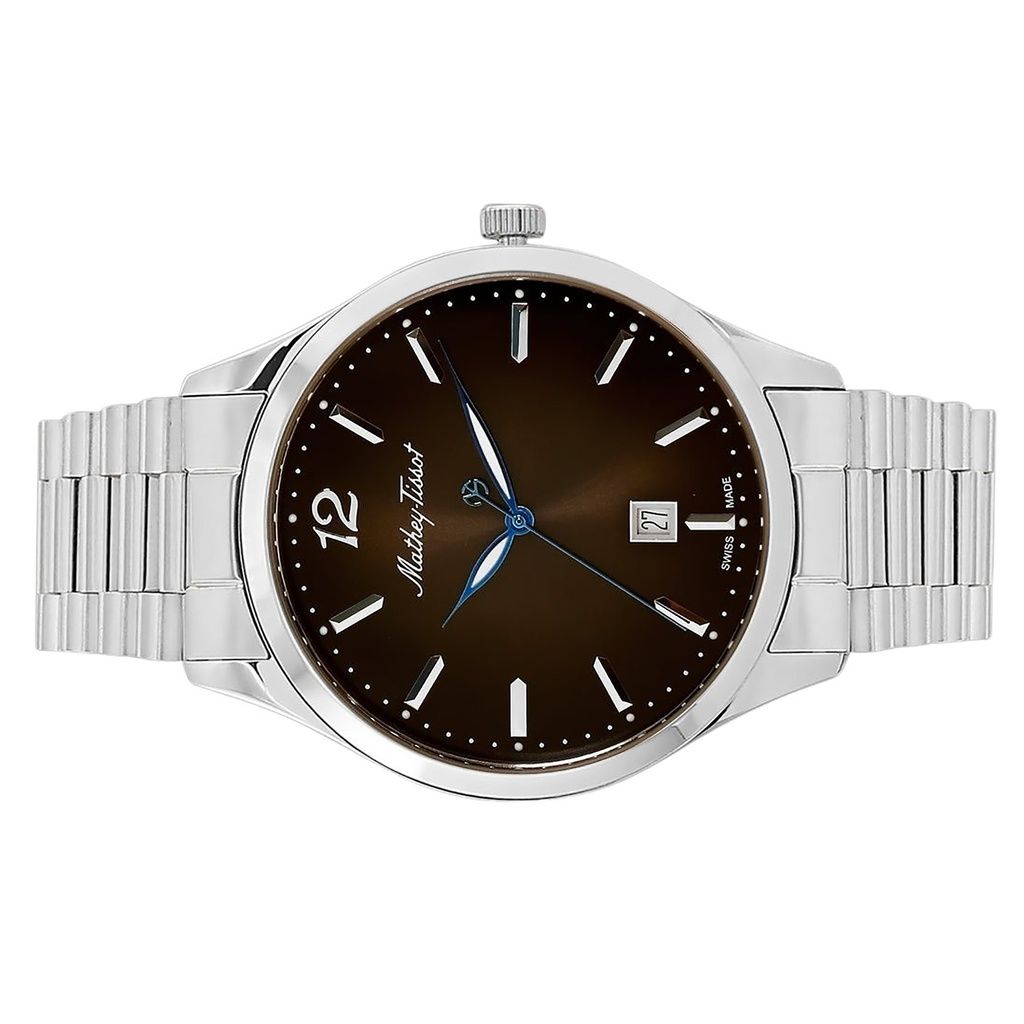 Mathey-Tissot Urban Metal Black Dial Quartz H411MAN Men's Watch