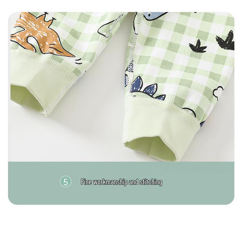 Kleinkind Baumwoll Zweiteiler: Cartoon Oberteil & Hose für Alter 0-6