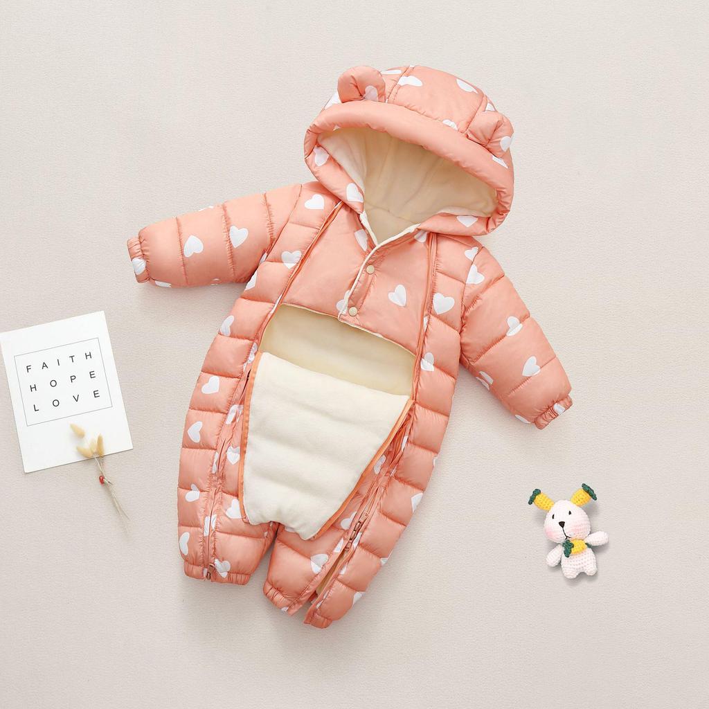 Infant Winter Jumpsuit: Toddler One-Piece Outerwear for Boys & Girls