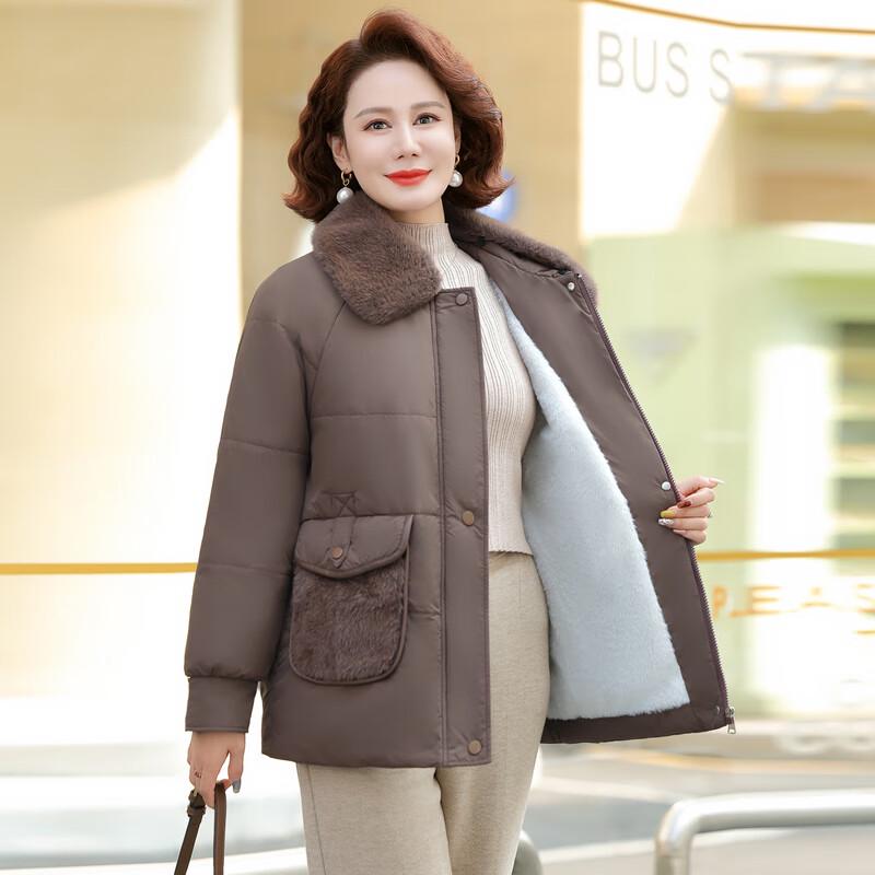 Yalu Women's Mid-Aged Winter Padded Coat