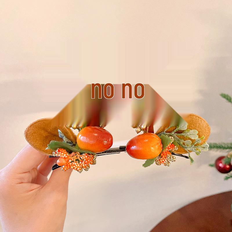 Christmas Antler Hair Clips for Girls - Holiday Party Hair Accessories for Children