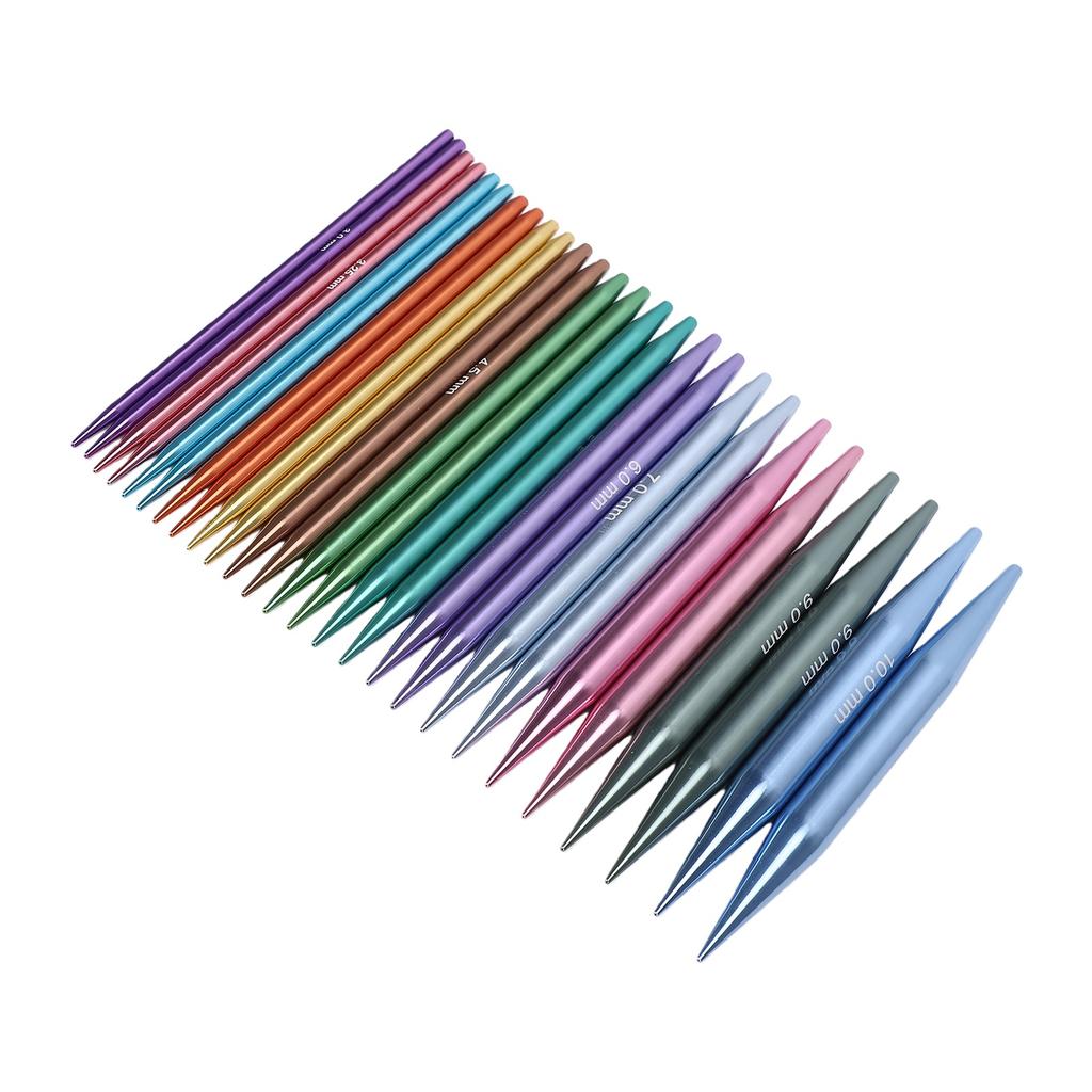 Interchangeable Circular Knitting Needles 3mm To 10mm with Clear Size Markings for Clothes Socks Scarves