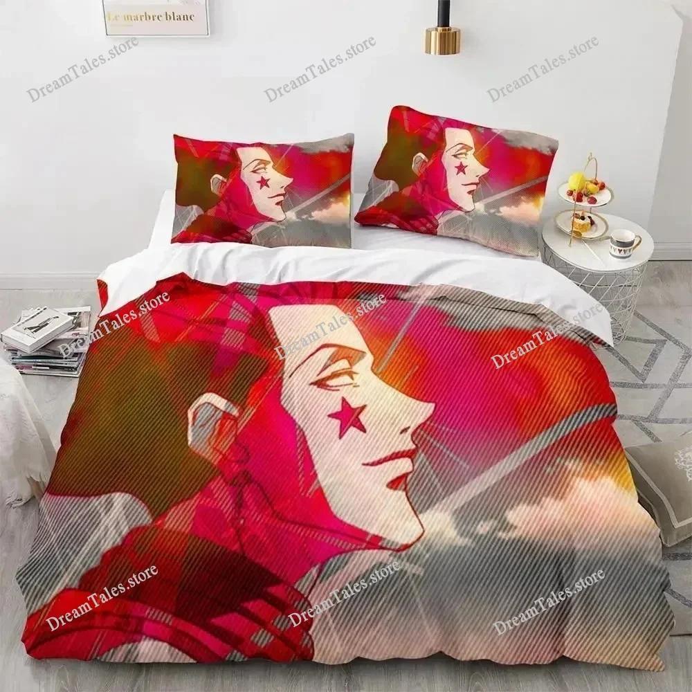 New 3D Print Home Textiles HUNTER×HUNTER Bedding Set Single Twin Full Queen King Size Bed Set Adult Kid Bedroom Duvet Cover Sets