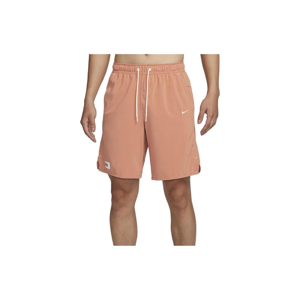 Nike Pantaloncini da Uomo Tessuti Dri-Fit Monocolore Asciugatura Rapida Senza Fodera Amber-Brown FQ0349-225
