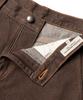 Edeunbeoleokeulleob Wide Fit Denim Pants (Brown)
