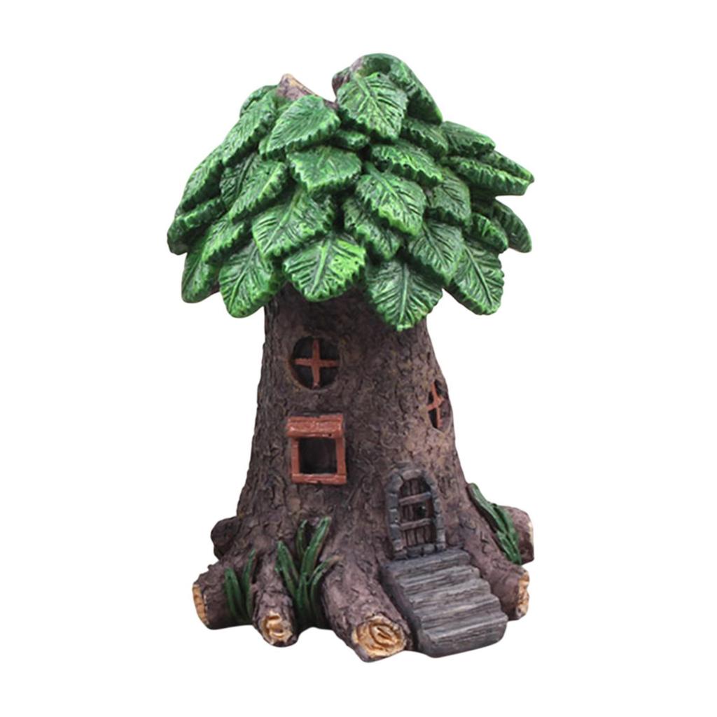 Miniature Tree Fairy House Versatile Underwater Supplies Aquarium Decoration