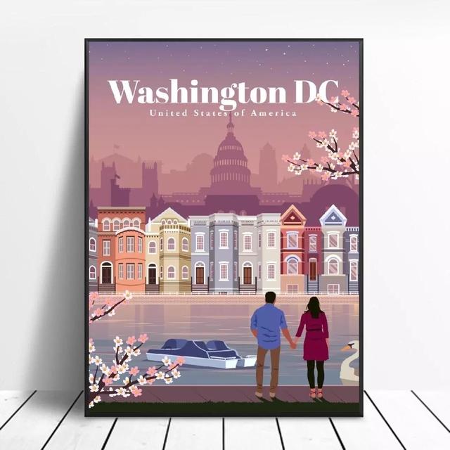 City Map Poster London New York Paris Spain Nordic Wall Art Canvas Painting Wall Pictures For Living Room Home Decoration No Frame