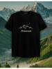 T-shirt with Mountains of Armenia Print