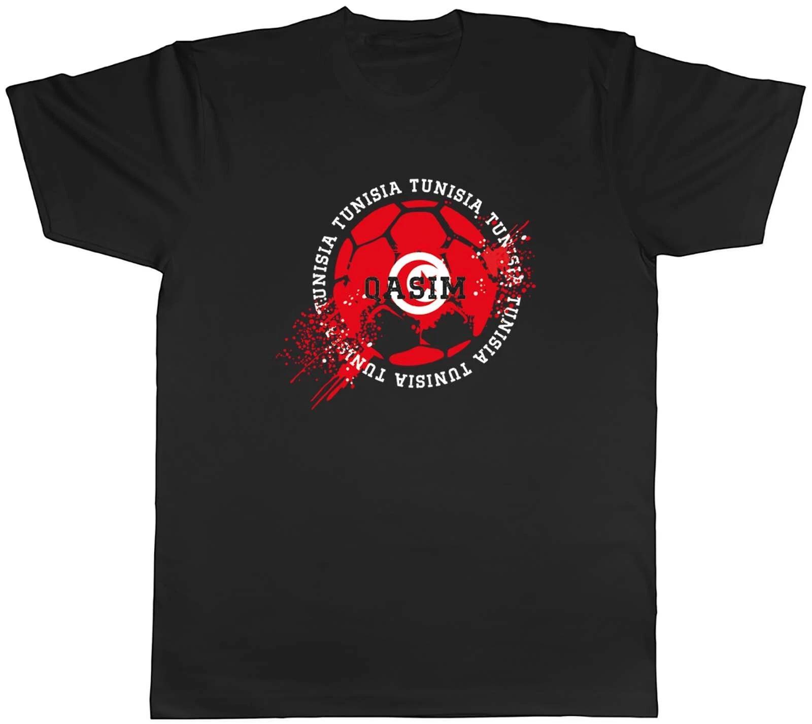 Personalised Tunisia Football Sports Mens Unisex T-Shirt Tee Gift XXXXL