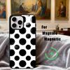 P-Polka D-Dot A-Art Phone Case For iPhone17,16,15,14,13,12,11 Plus,Pro Max Magnetic For Magsafe Wireless Charging