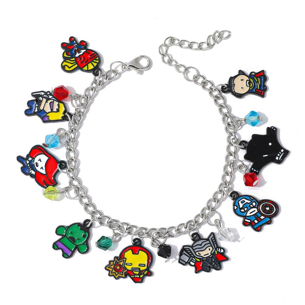 Halloween Anime Cartoon Theme Adjustable Superhero Character Bracelet Accessory