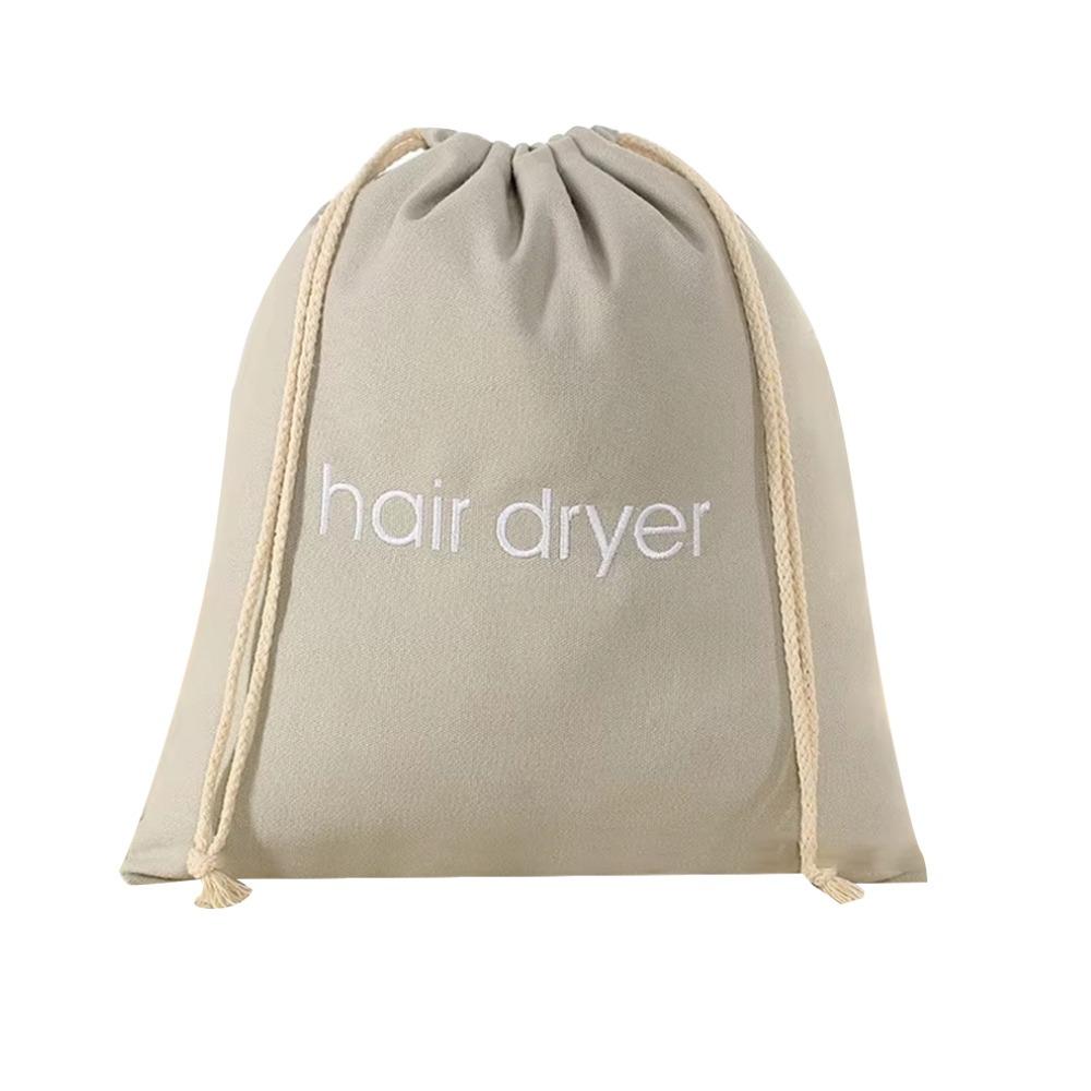 Dustproof Hair Dryer Cloth Bag Drawstring Storage Bag Portable Hair Diffuser