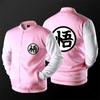 Anime Japanese Son Goku Baseball Jacket Cosplay Cartoon  Mens Warm Coat Spring Autumn Overcoat Fleece Hoodies Jaqueta Masculina