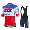 Soudal Quick Step sada cyklistického dresu léto belgické kolo prodyšné muži oblečení na horské kolo Maillot ropa ciclismo uniforma