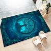 Celtic Tree of Life Plush Area Rug - Non-Slip, Fade-Resistant Carpet for Living Room, Bedroom, and Game Areas - Soft Polyester