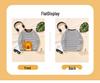 2025 Autumn/Winter Children's Long-Sleeve T-Shirt with Cartoon Lion Embroidery and Floral Design