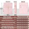 Cross-themed Vegan Leather Bible Cover Dust-proof with Phone Pocket PU Leather Bible Bag Built-in Bookmark Ribbon