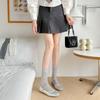 Wind Vertical Socks Summer Thin Tide Gray Catwalk Stacking Socks Stockings Ballet Medium Tube