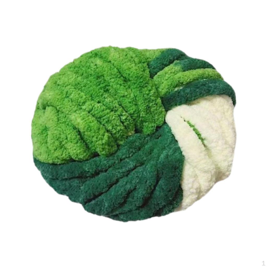 Chunky Crochet Yarn Blanket Polyester Portable Creative Knitting DIY Supplies for
